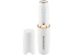 White SilverCrest electric epilator with light.
