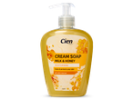 Cien crèmezeep, melk & honing: zacht voor de huid.
