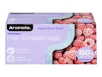80 Aromata food & freezer bags with tie handle.