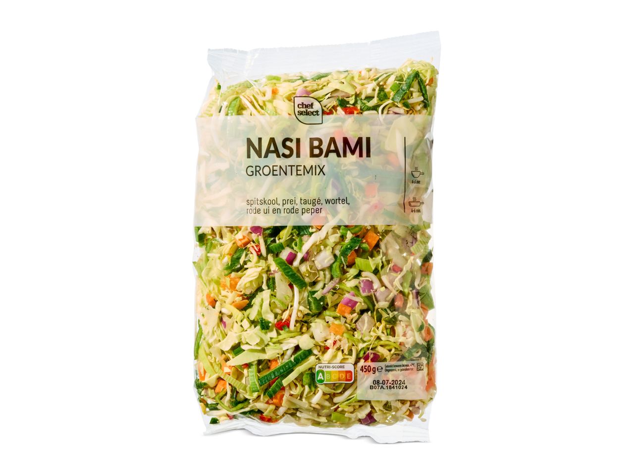 Chef Select Nasi Bami: groentenmix voor Aziatische gerechten.