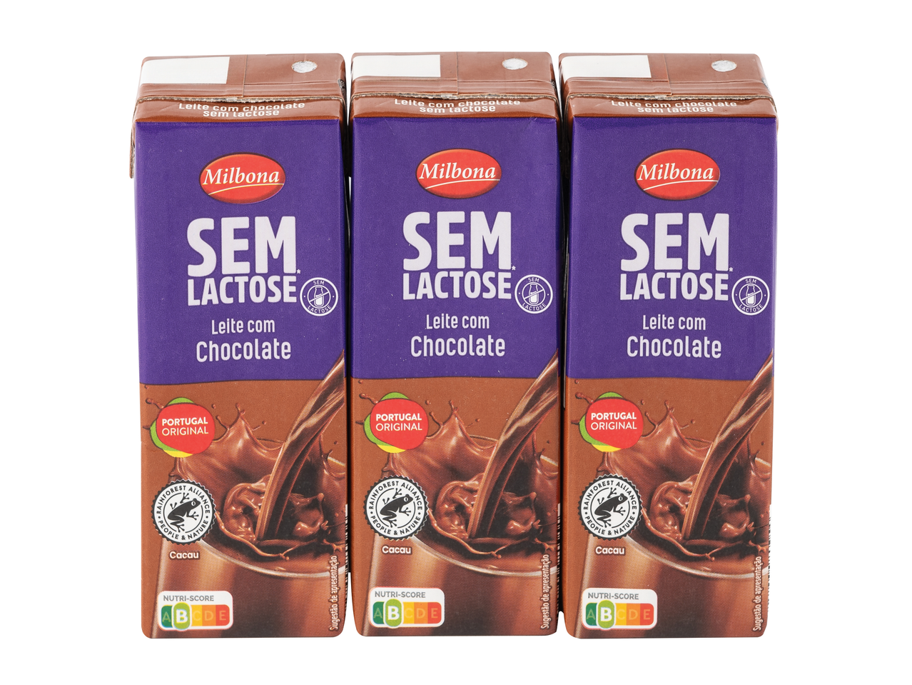 Leite com Chocolate sem Lactose