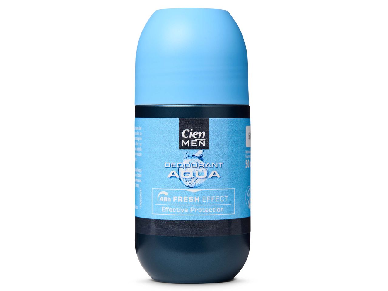 Cien Men Aqua deodorant: 48 uur frisheid, effectieve bescherming.