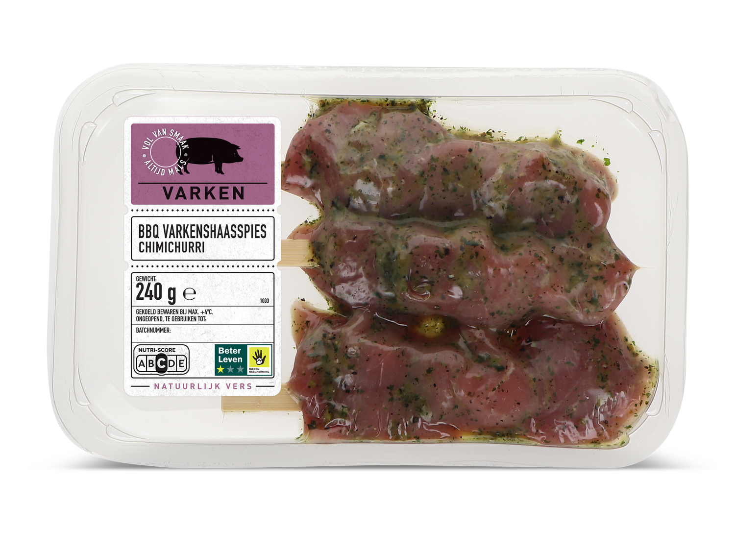 Varkenshaasspies Chimichurri