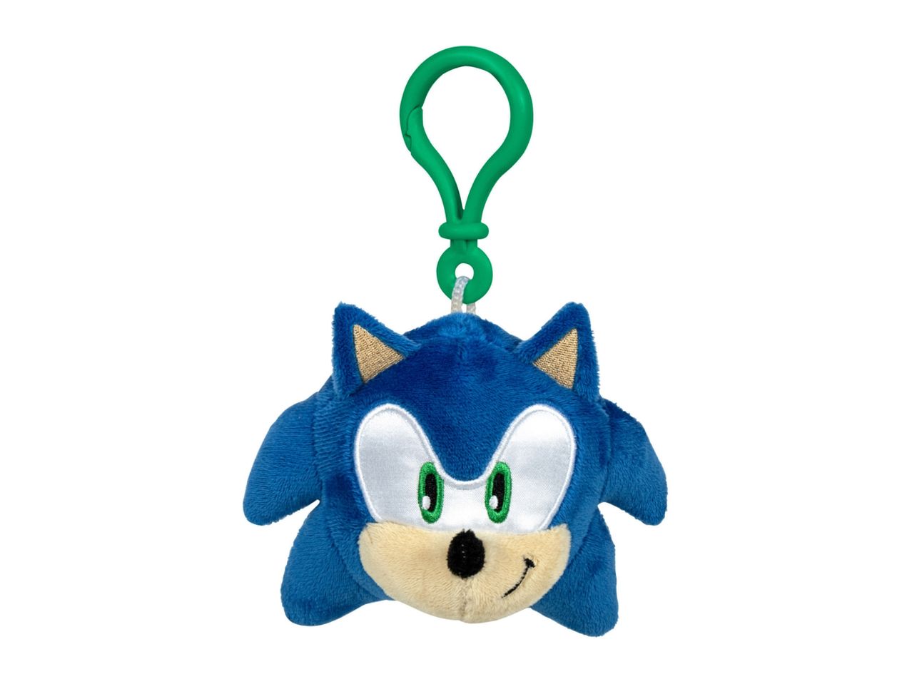Sonic the Hedgehog plush keychain.