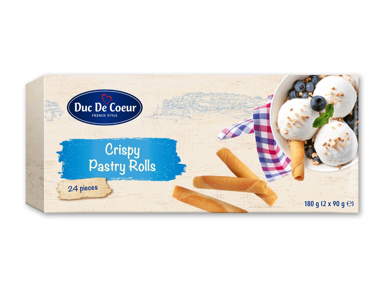 Crispy vaffelrør