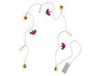 Halloween string lights with pumpkins, ghosts, and bats