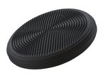Black balance disc with textured surface