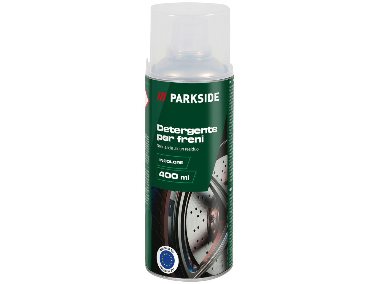 A can of PARKSIDE® brake cleaner spray.