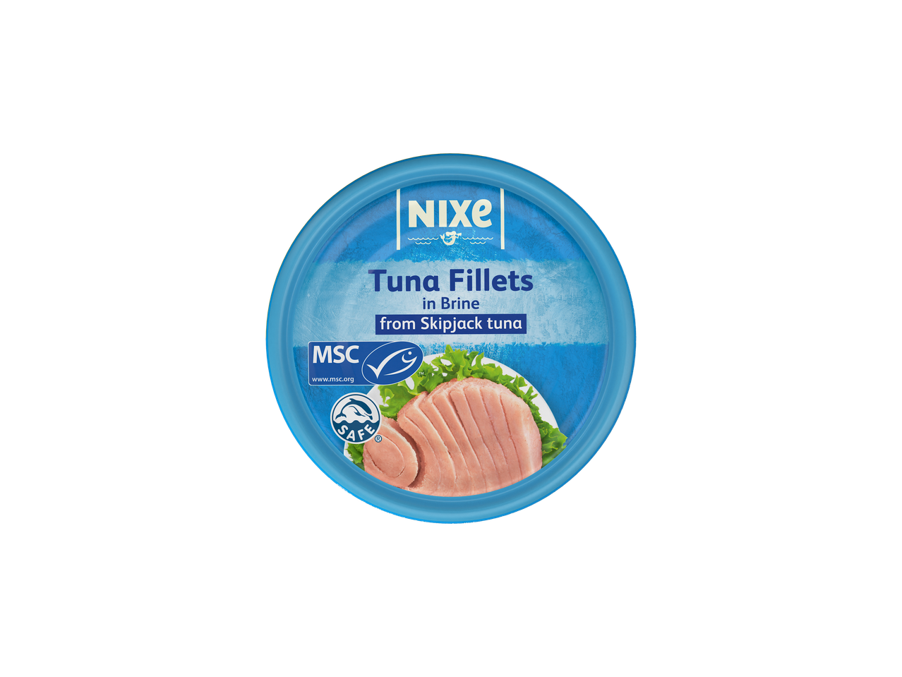 Nixe MSC Tunfileter i saltlage fra skipjack tun