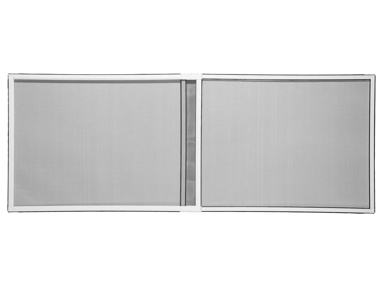 Moustiquaire extensible en aluminium avec cadre blanc
