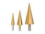 OWIM step drill bits set of three sizes.