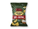 Kim's chips med sour cream & onion smag.
