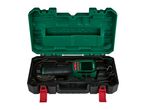 Inspection camera kit in an open green and black case