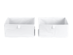 W5 set bijelih kutija za odlaganje