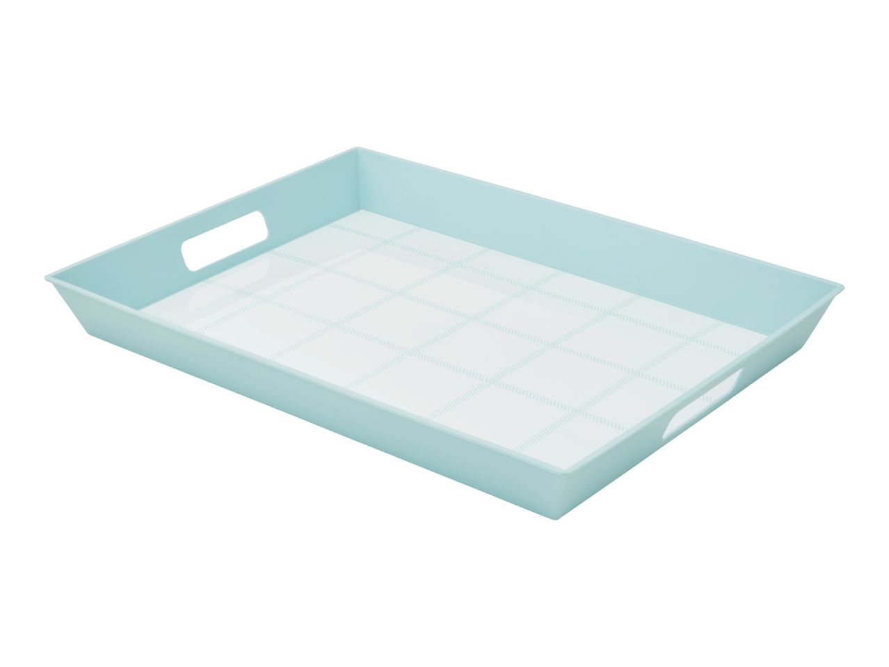 Silvercrest Blue Rectangular Serving Tray