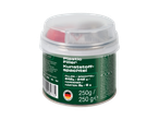 Plastic filler and hardener for repairs, 250g total weight, made in Germany.