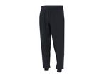 Men's black sweatpants with cuffed ankles