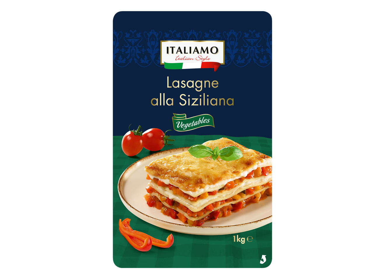 ITALIAMO Siciliška daržovių lazanija.