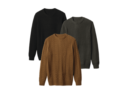 esmara MEN Stambaus mezgimo megztinis (GRS)