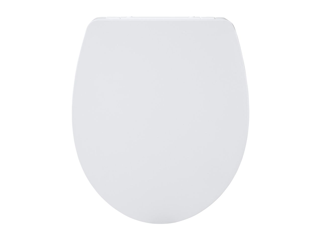 A white toilet seat.