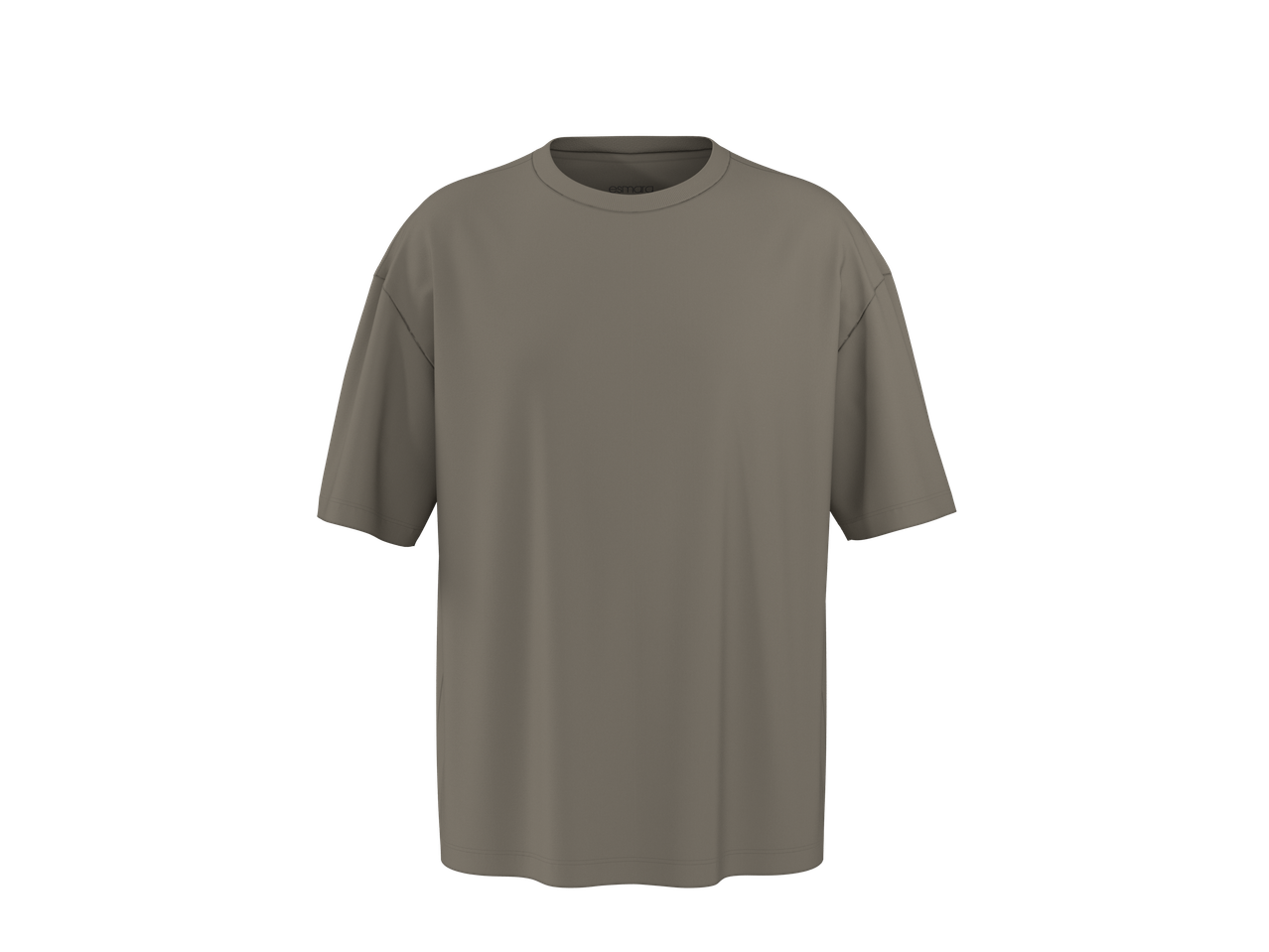 Muška majica ESMARA u sivoj boji, kratkih rukava i okruglog izreza.