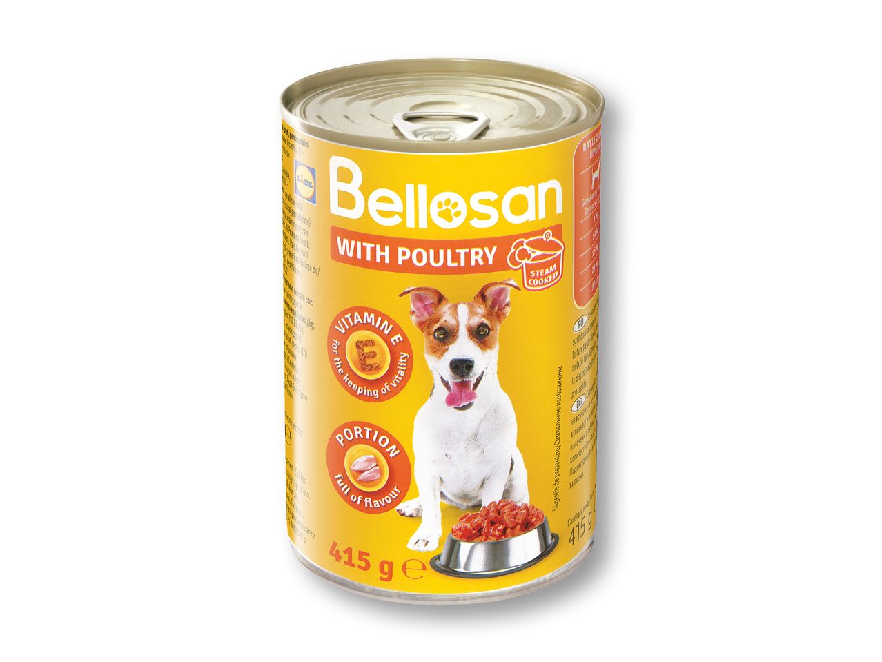 Bellosan кучешка храна с птици, 415 г.