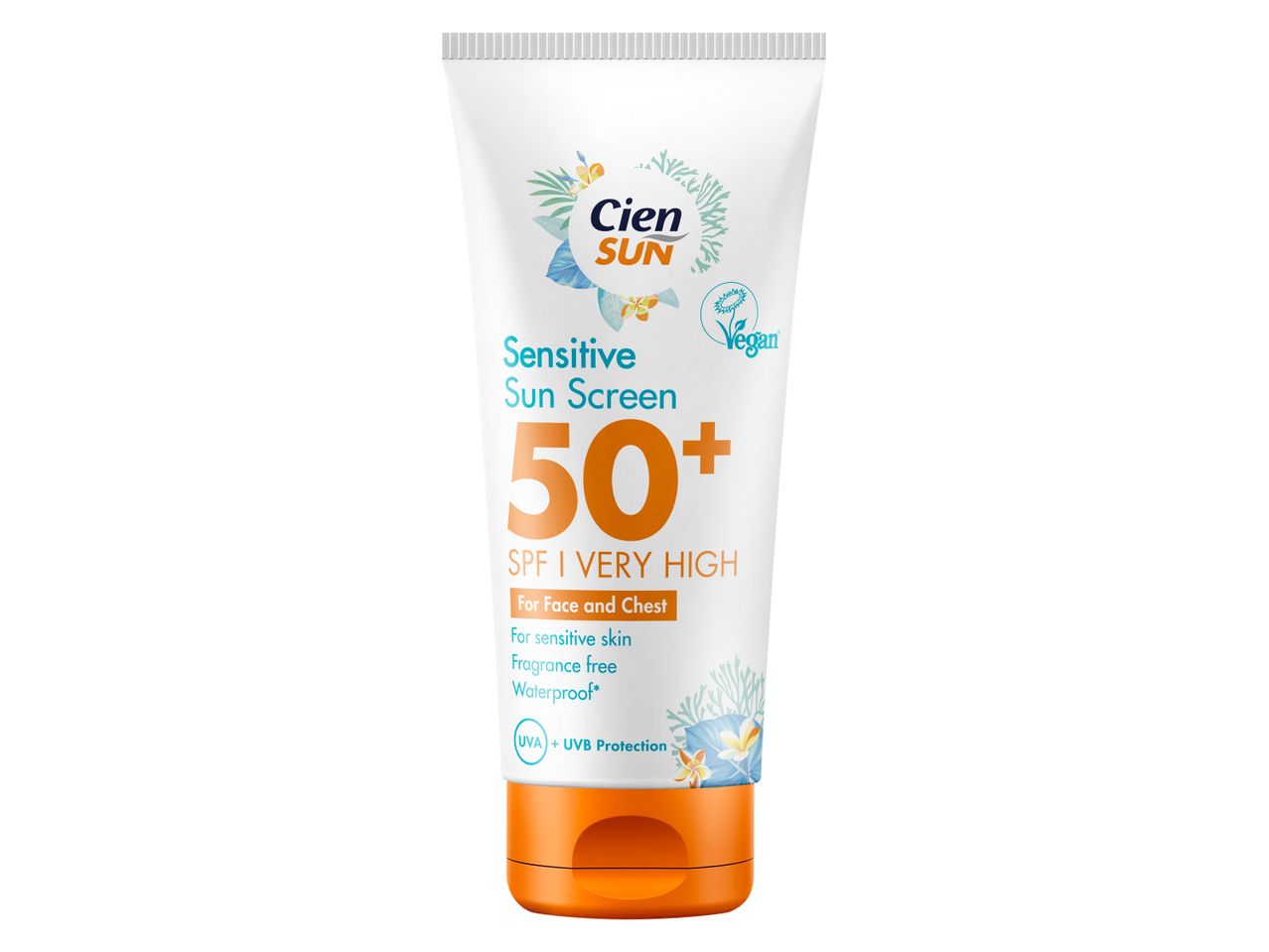 Cien Sun Αντηλιακή κρέμα προσώπου Sensitive SPF50