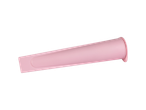 Pink silicone popsicle mold.