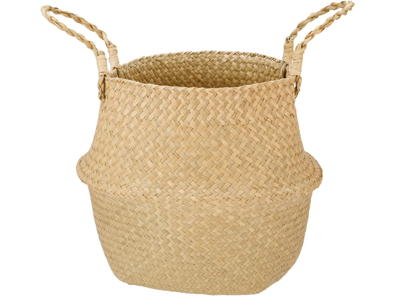 LIVARNO Dekorationskorg: Διακοσμητικό ψάθινο καλάθι με χερούλια