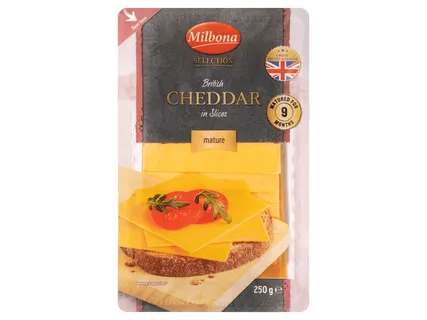 Szeletelt cheddar sajt (Lidl Plus)