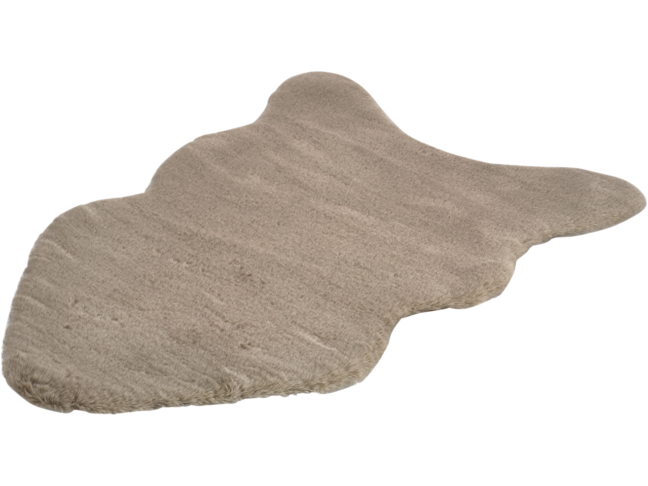 Livarno kilimėlis 60x90 cm, smėlio spalvos, netaisyklingos formos.