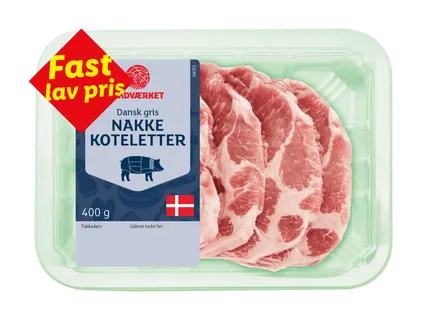 MADVÆRKET Nakkekoteletter