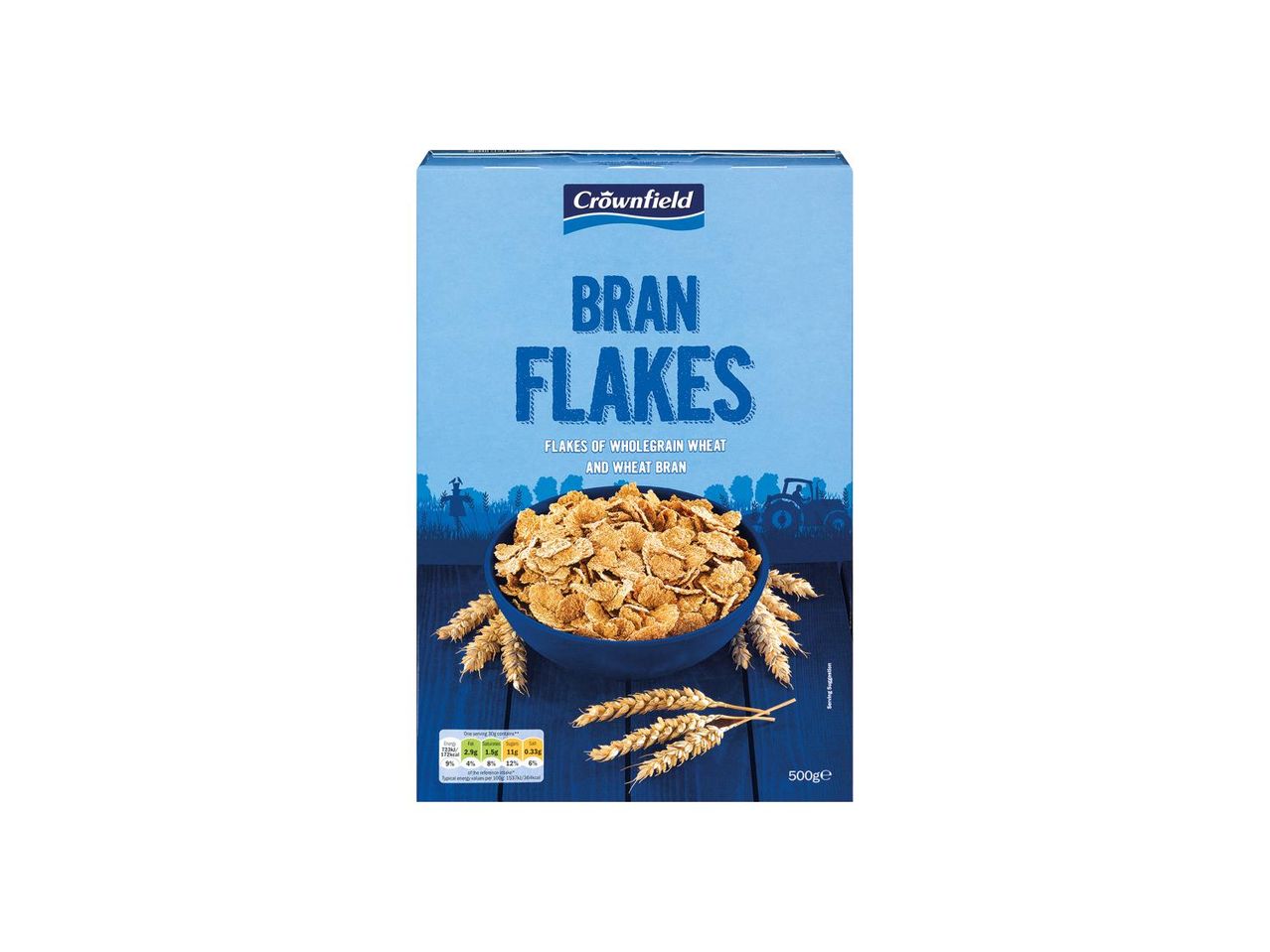 Go to full screen view: Crownfield Bran Flakes - Image 1