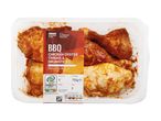 BBQ chicken oyster thighs and drumsticks with a sticky BBQ glaze, 750g, fully traceable to Irish farms.