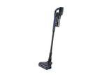 Dark blue cordless stick vacuum cleaner with a mop attachment