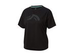 Sort dame t-shirt med diskret logo.