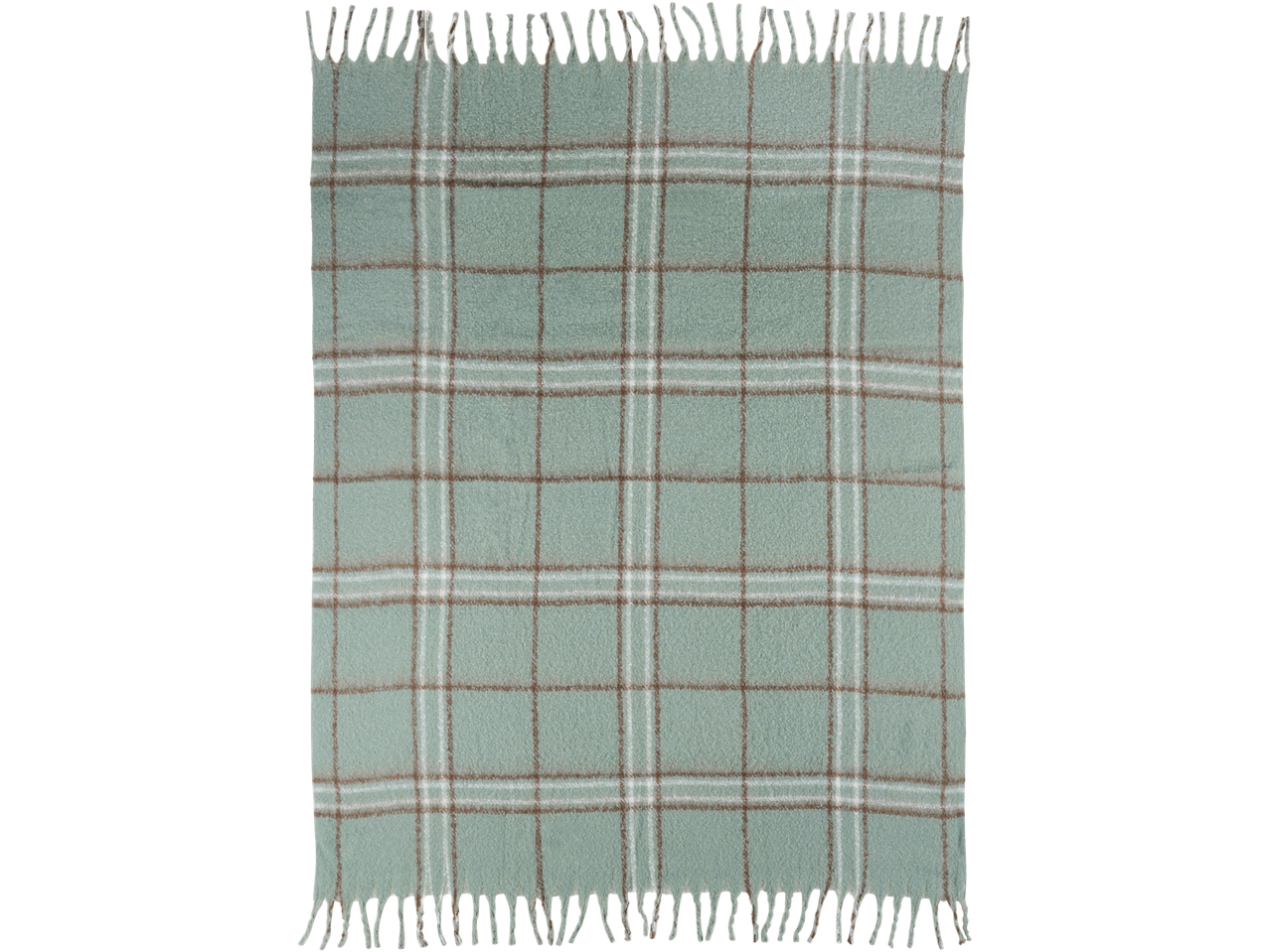 Pătură plaid LIVARNO home cu model în carouri, verde mentă