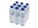 Pacote com oito garrafas de água Naturis (0,5l).