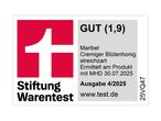 Stiftung Warentest-Siegel: Gut (1,9) für Marbel Cremiger Blütenhonig.