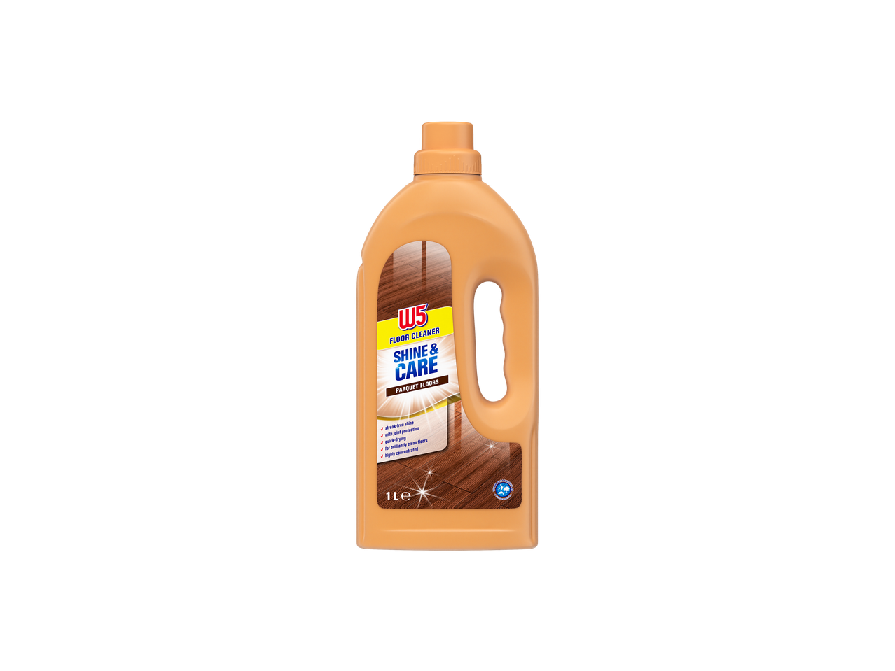 W5 Shine & Care čistilo za parket.