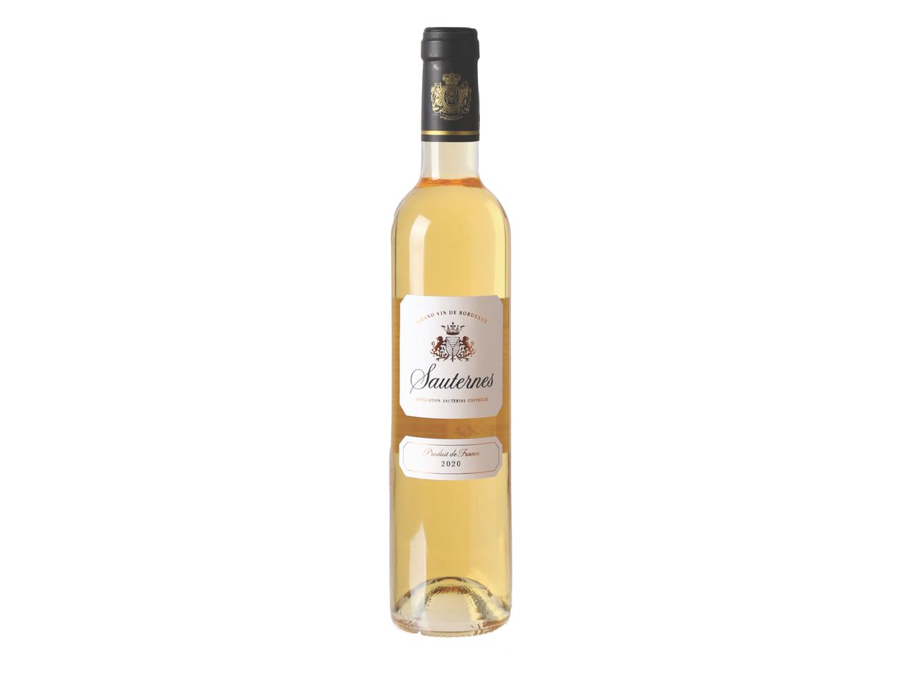 Bouteille de vin Sauternes 2020.