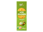 Verpakking Snack Day Luxe crackers met rozemarijn.