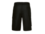 Crne radne šorts pantalone sa zadnjim džepovima.