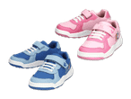 Zwei Paar Paw Patrol Kindersneaker, ein Paar in Pink und ein Paar in Blau.