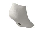 White ankle sock with '23-26' printed on the sole.