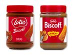 To krukker med Lotus Biscoff spredning.