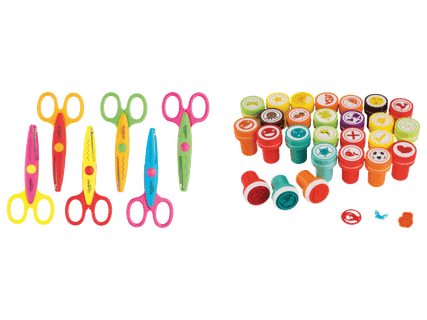 Žirklės arba antspaudukai kūrybiniams darbams