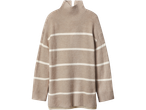 Esmara® randig stickad tröja i beige och vitt