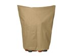 Beige protective cover for potted plants