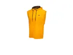 Felpa con cappuccio senza maniche Crivit di colore giallo.